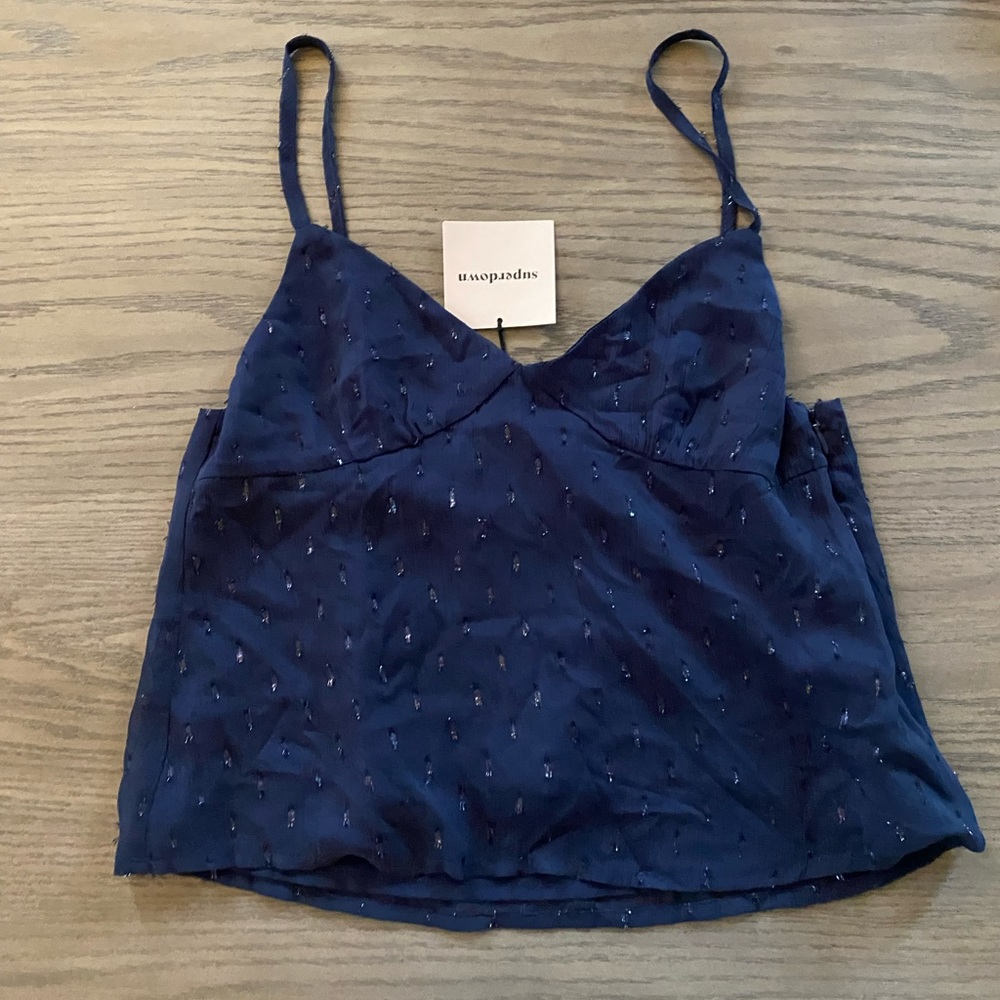 Superdown Navy Top